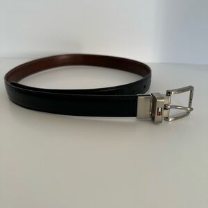 Black Leather Dress Belt Men’s Size 28